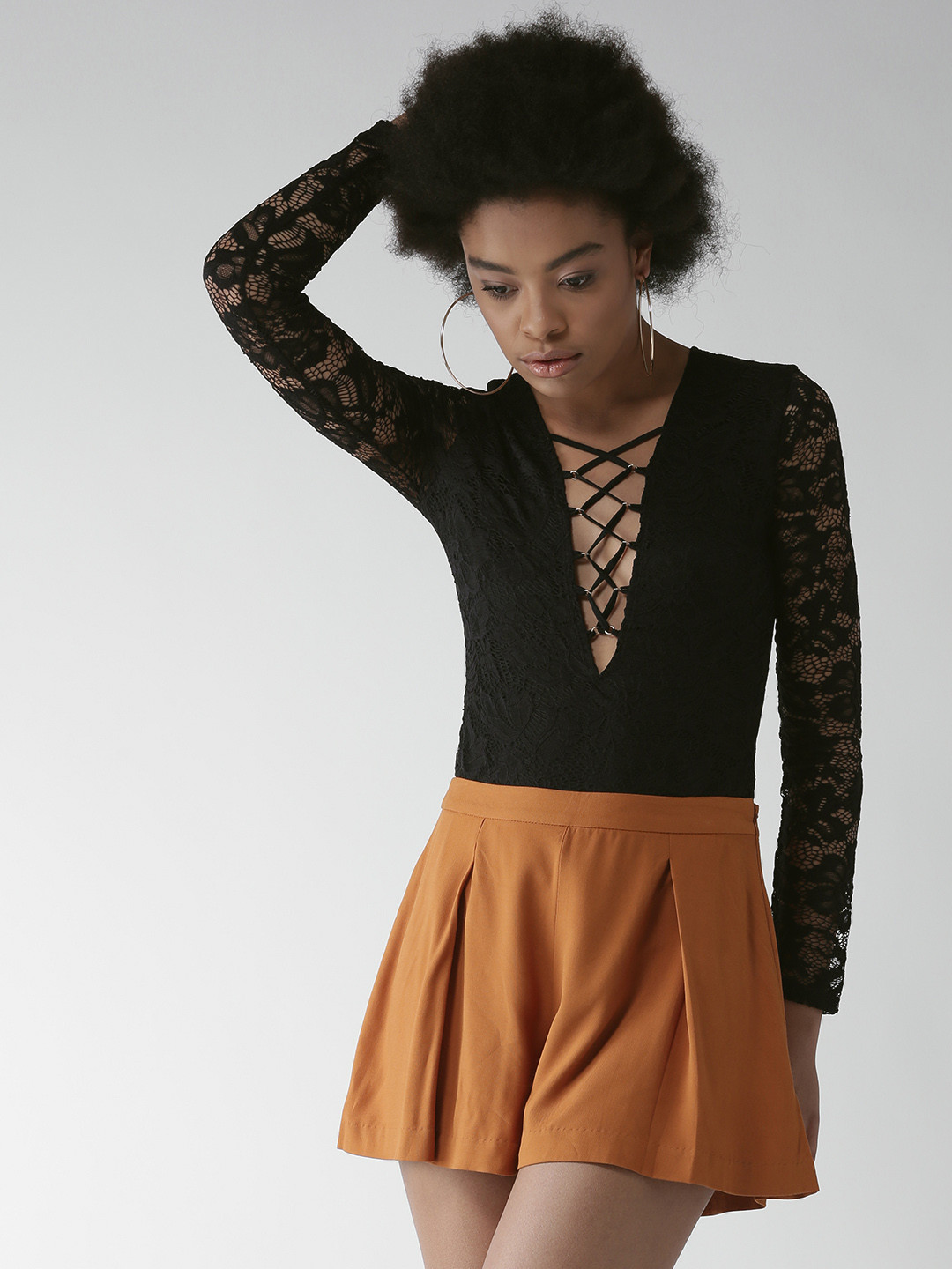 long sleeve lace bodysuit forever 21 sale