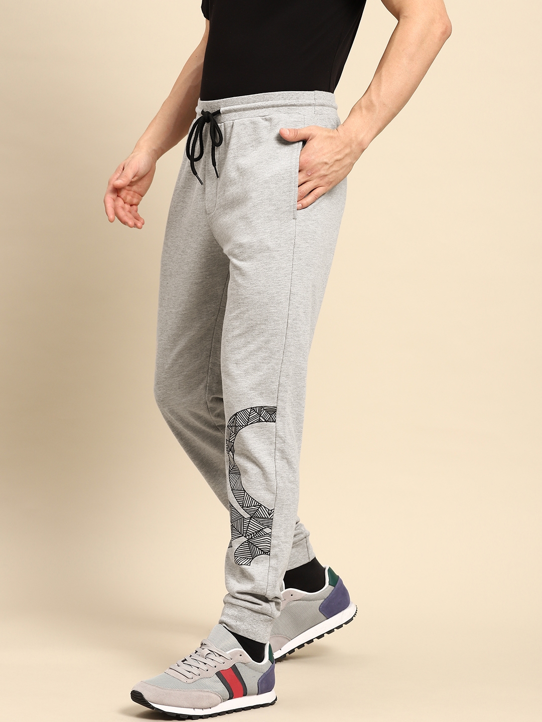 benetton track pants