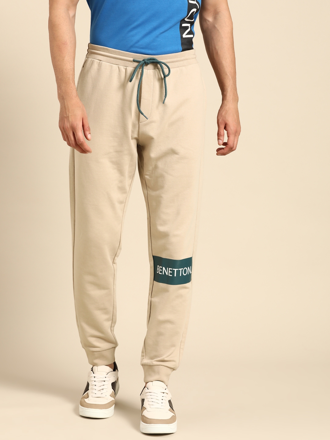 benetton track pants