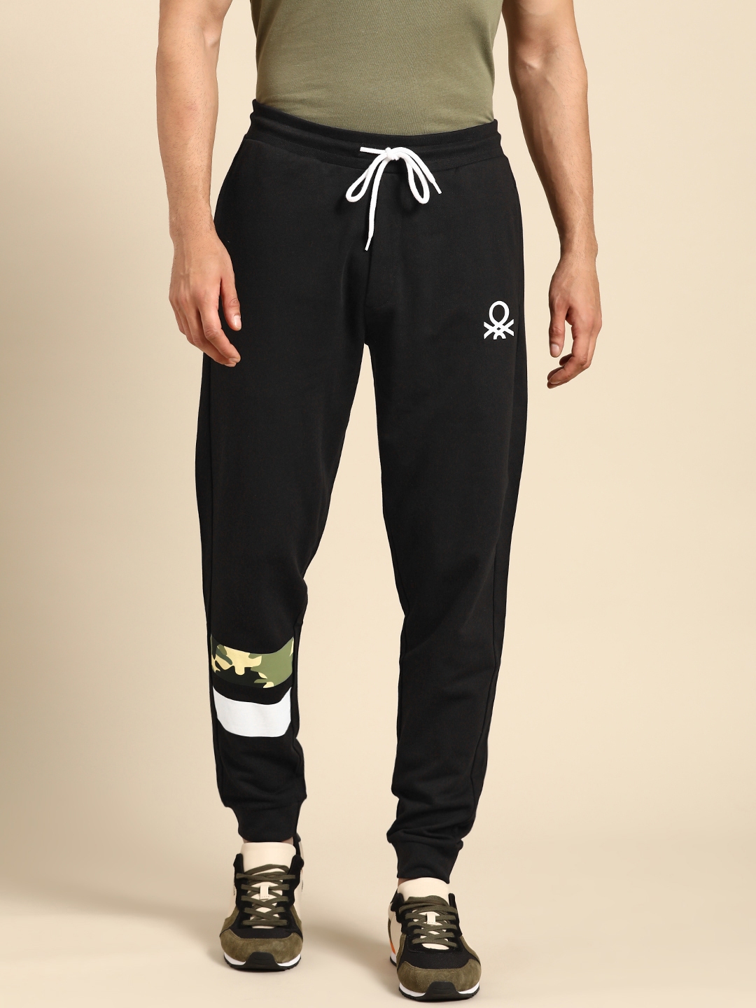 benetton track pants