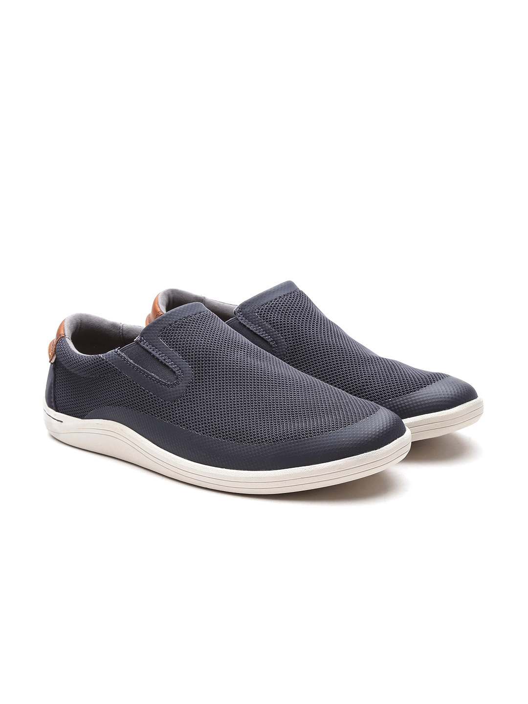Buy Clarks Men Navy Slip Ons - Casual Shoes for Men 1778849 | Myntra