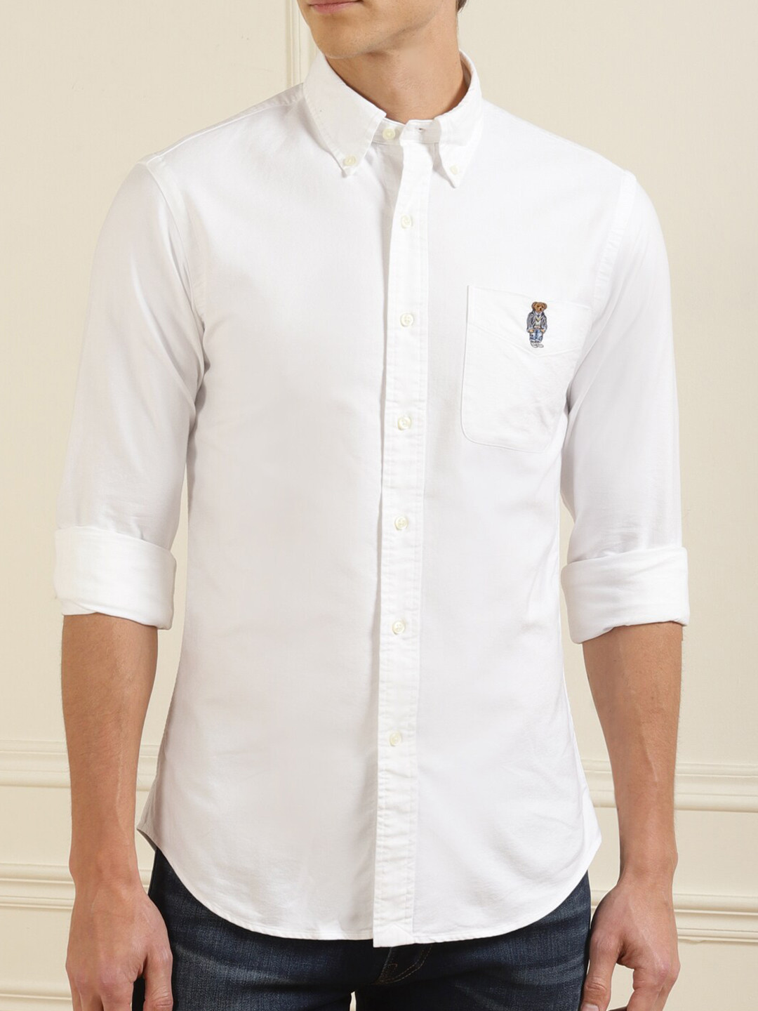 Buy Polo Ralph Lauren Men White Casual Shirt Shirts for Men 17790134