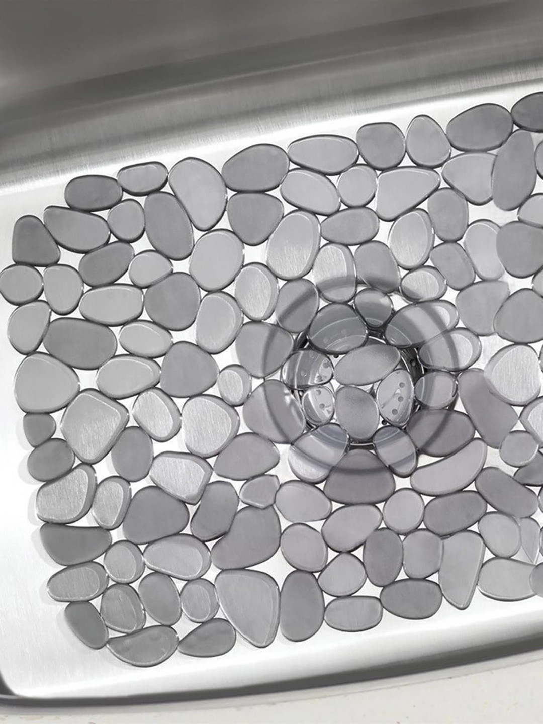 Buy Home Centre Grey Printed Sink Mat Floor Mats & Dhurries for