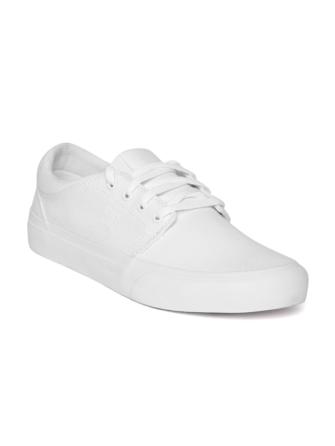 white leather dc shoes