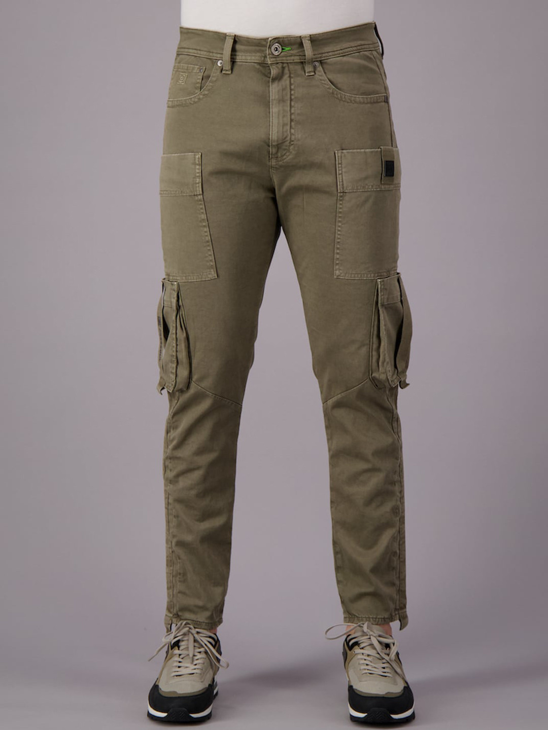 Buy FREESOUL Men Green Slash Knee Cargo Style Jeans Jeans for Men 17799086 Myntra