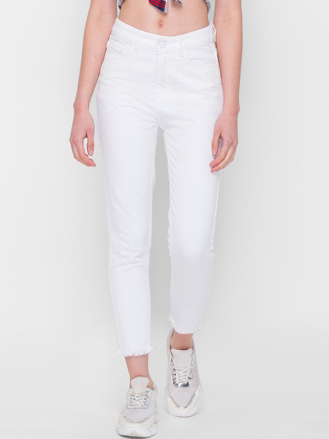 Buy ZOLA White Slim Fit Jeans Jeans for Women 17799586 Myntra