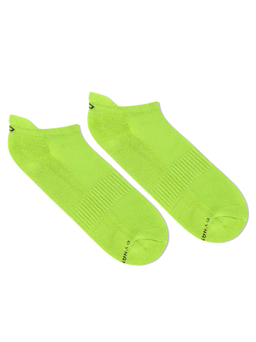 Buy Dynamocks Men Fluorescent Green Solid Bamboo Ankle Length Socks