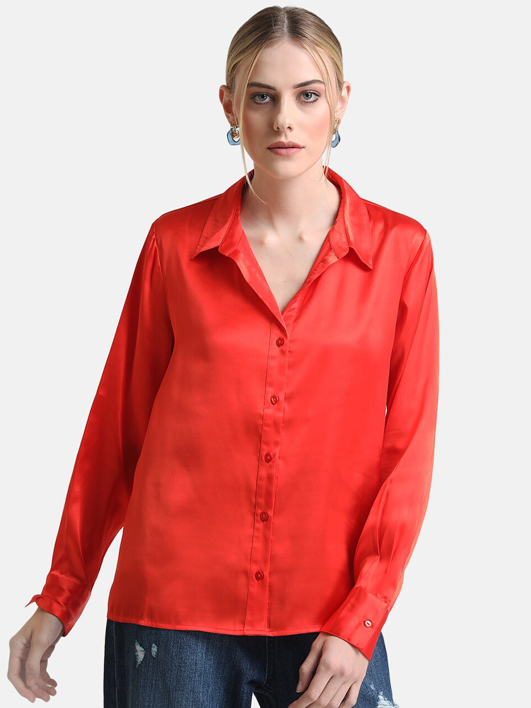 Buy Kazo Women Red Casual Shirt Shirts for Women 17801148 Myntra