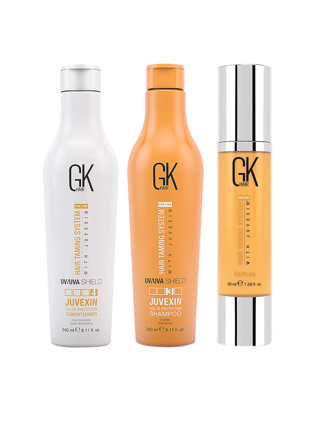 Buy GK HAIR Set Of Hair Taming System Color Protection Shampoo