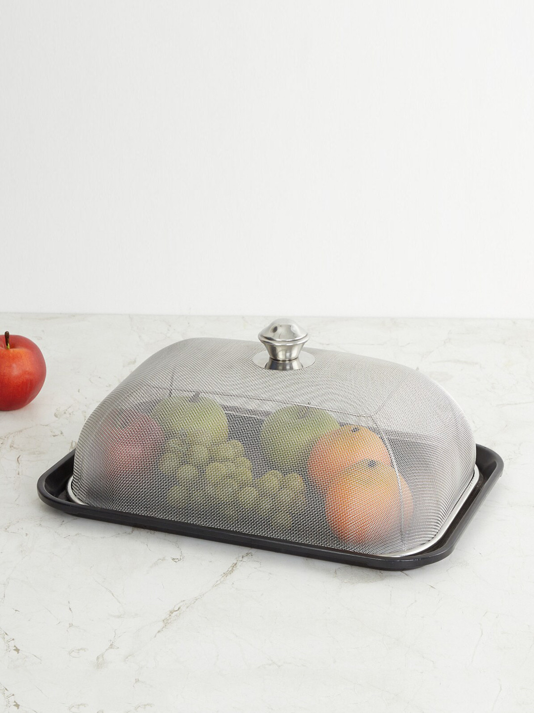 Buy Home Centre Silver Toned Ferrit Glovia Rectangular Dish Cover