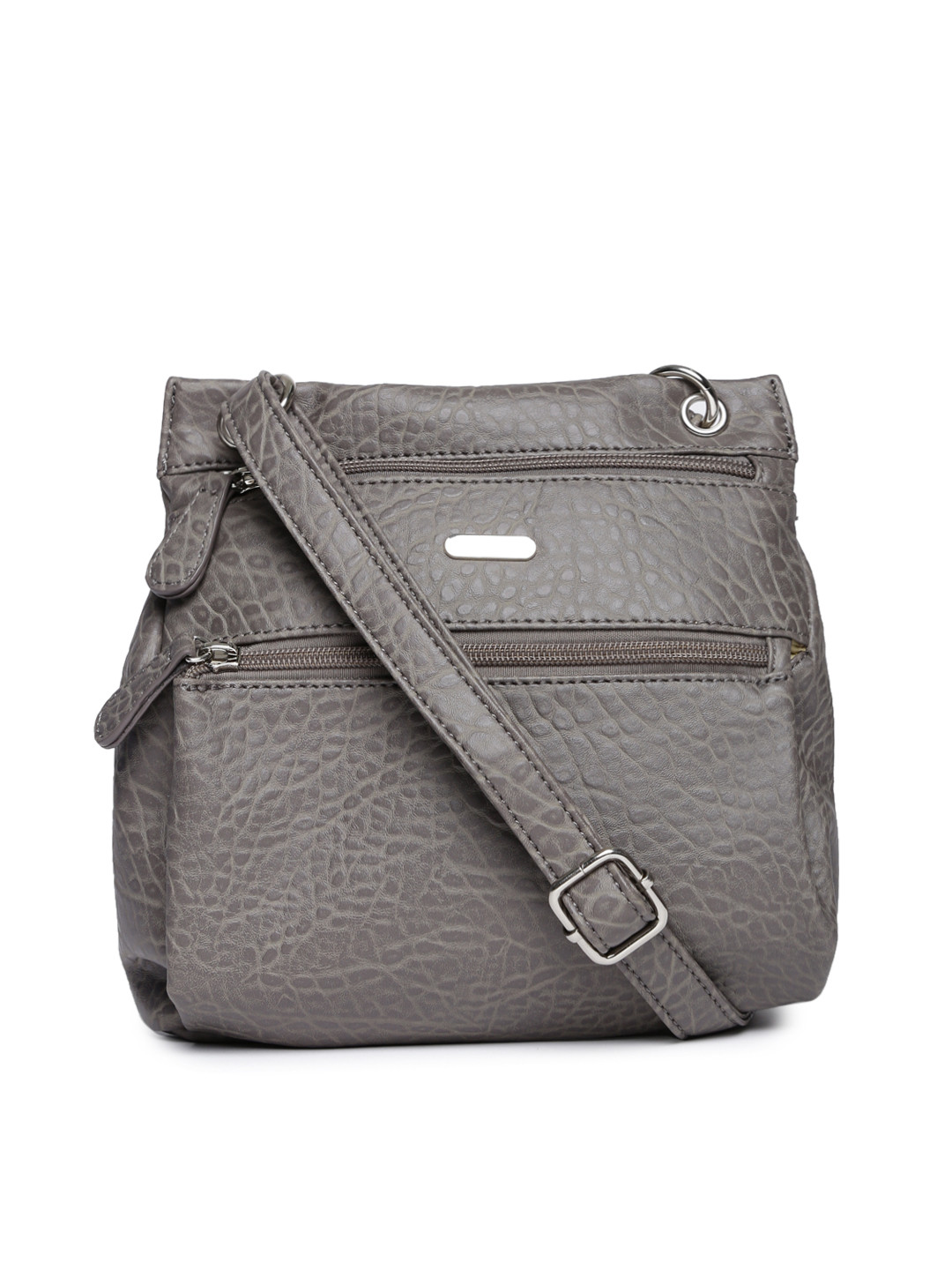 Buy Lavie Grey Textured Sling Bag Handbags for Women 1780488 Myntra