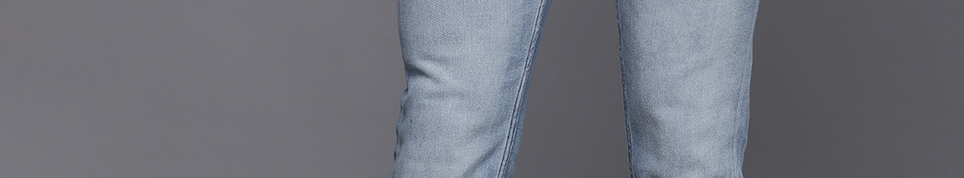 Buy Louis Philippe Jeans Men Blue Slim Fit Low Rise Light Fade ...