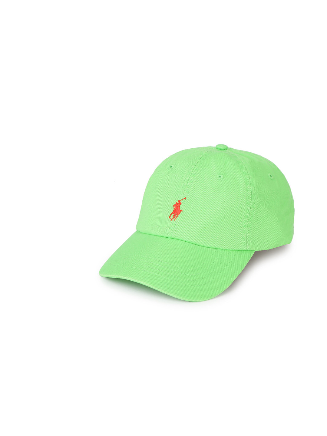 Buy Polo Ralph Lauren Men Lime Green Pure Cotton Baseball Cap Caps