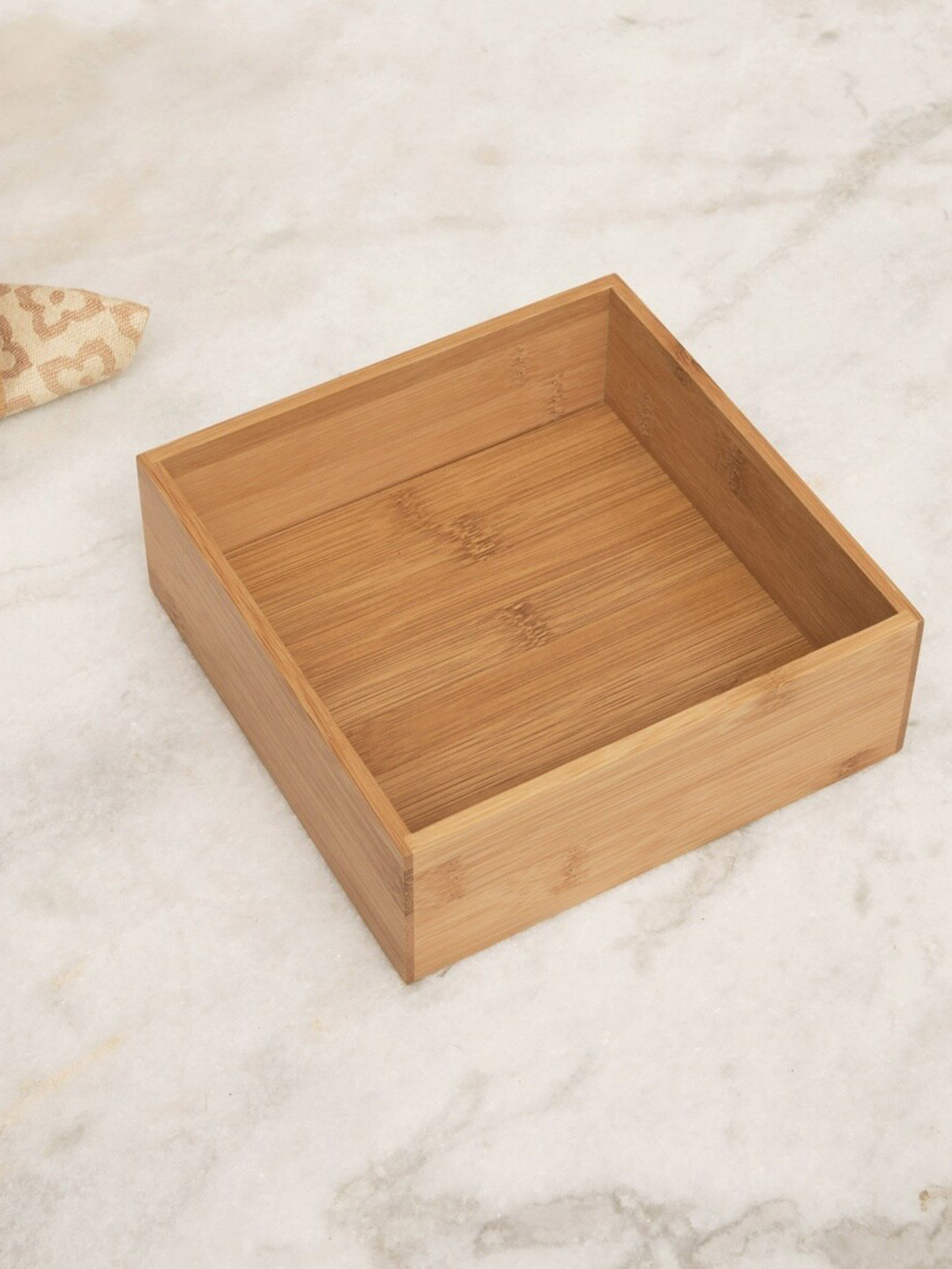 Buy Home Centre Brown Solid Orion Edulis Non Microwavable Bamboo Drawer