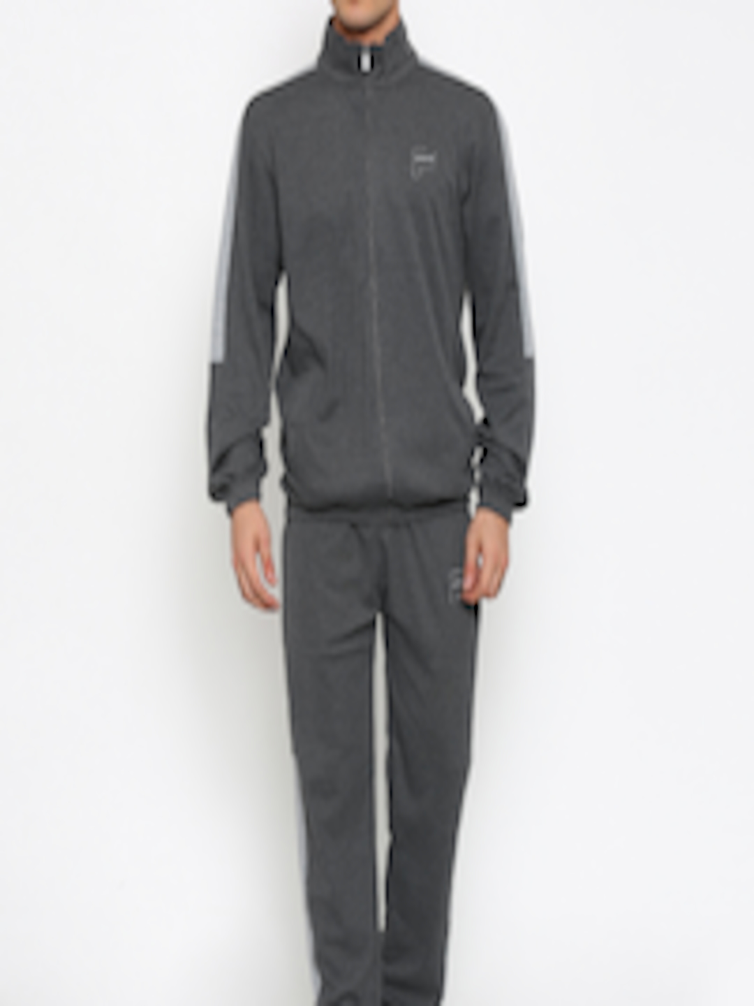 Buy FILA Charcoal Grey Tracksuit - Tracksuits for Men 1782310 | Myntra