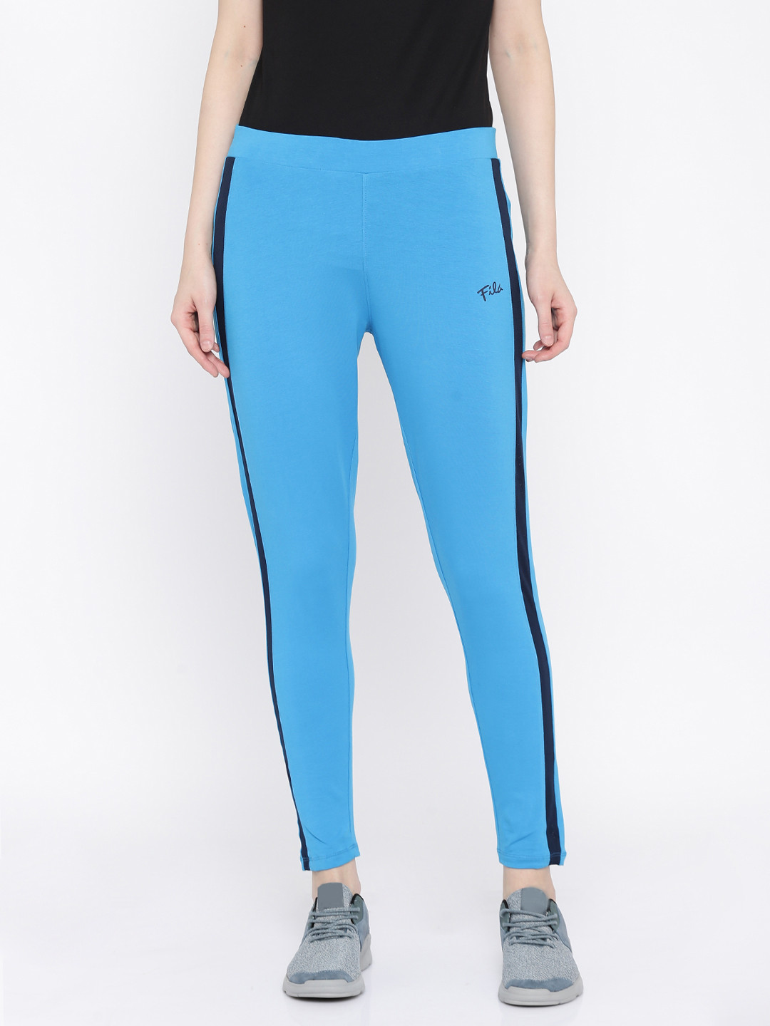 Buy FILA Blue Track Pants Track Pants for Women 1782355 Myntra