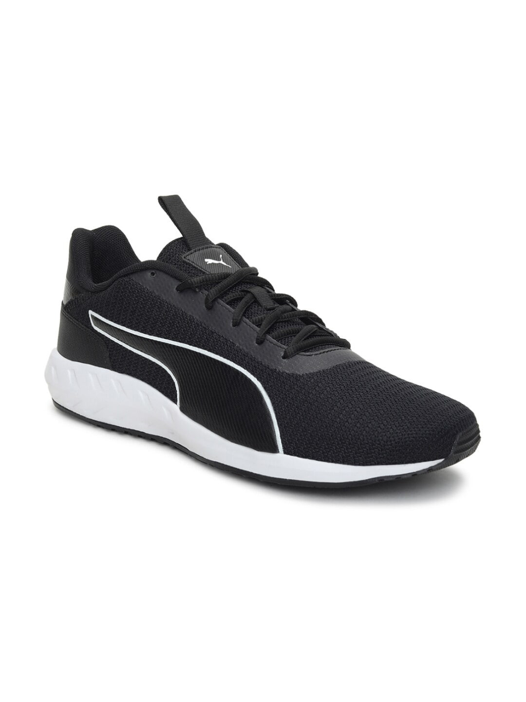 Buy Puma Men Black Textile Grandeur Running Shoes Sports Shoes for