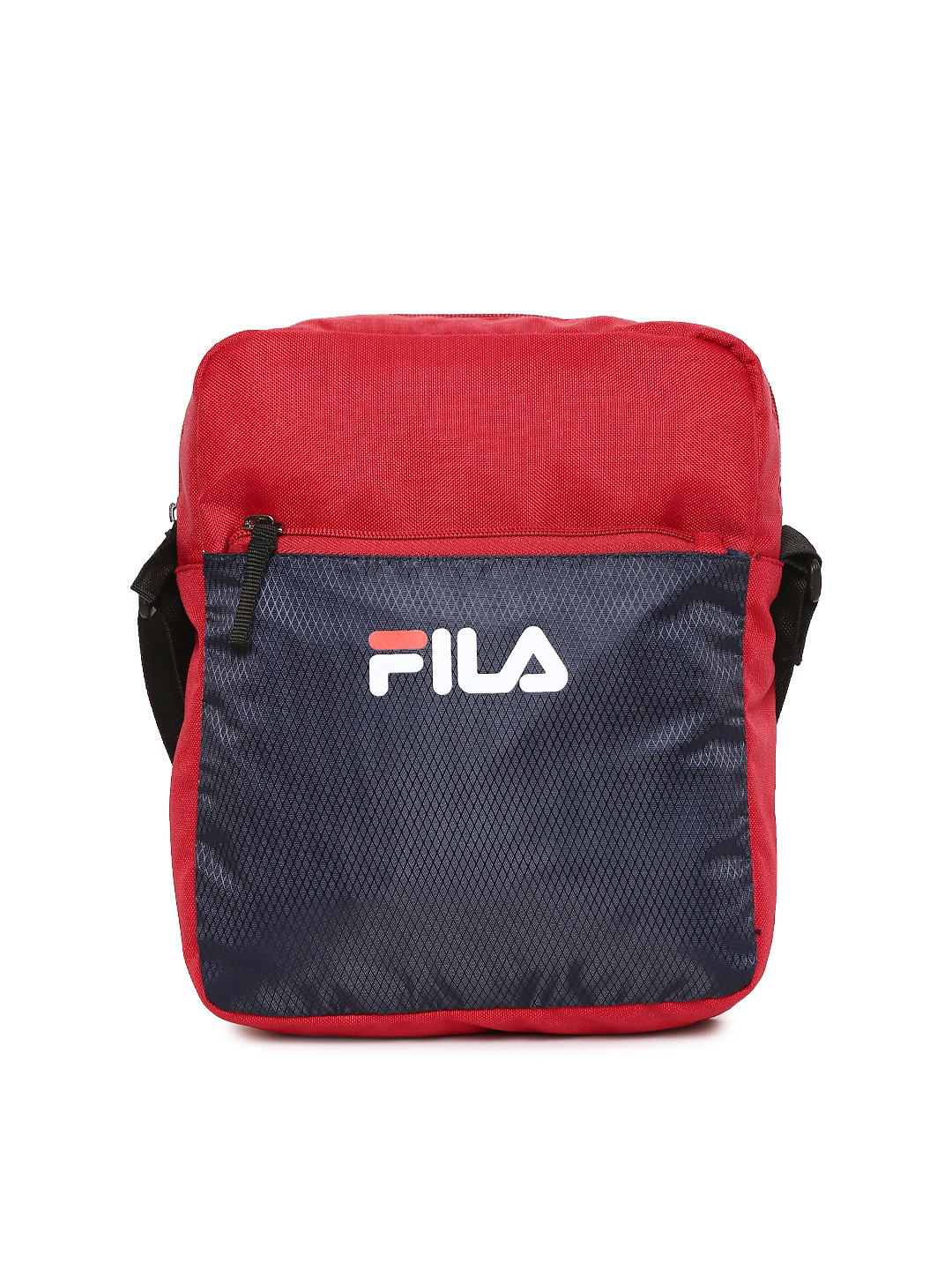 Buy FILA Unisex Red & Navy Rafael Messenger Bag Messenger Bag for