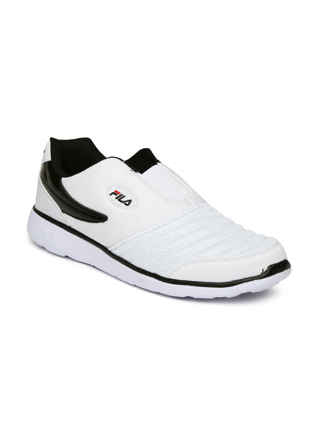 Buy FILA Men White Solid Regular Slip On Smash VI Sneakers
