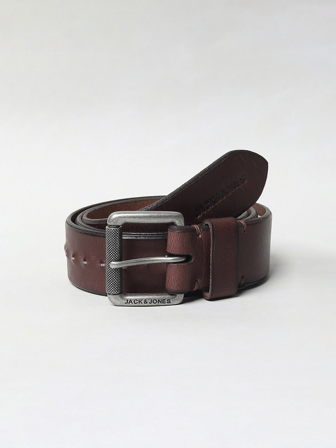 Buy Jack & Jones Men Brown Leather Belt Belts for Men 17827712 Myntra