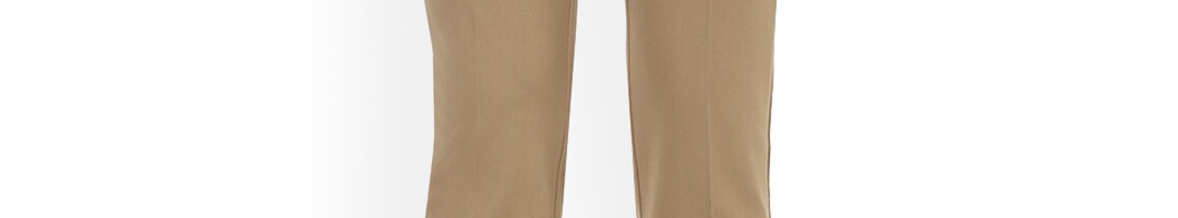 Buy Polo Ralph Lauren Women Beige Solid Casual Trousers - Trousers for ...