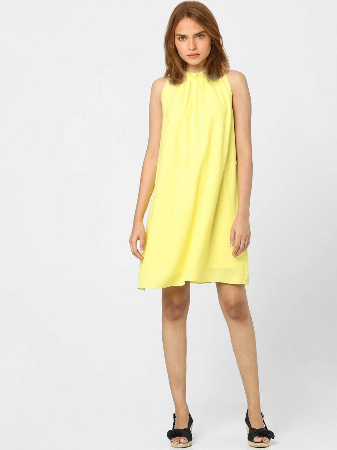 Buy Vero Moda Women Yellow A Line Dress Dresses for Women 17833410