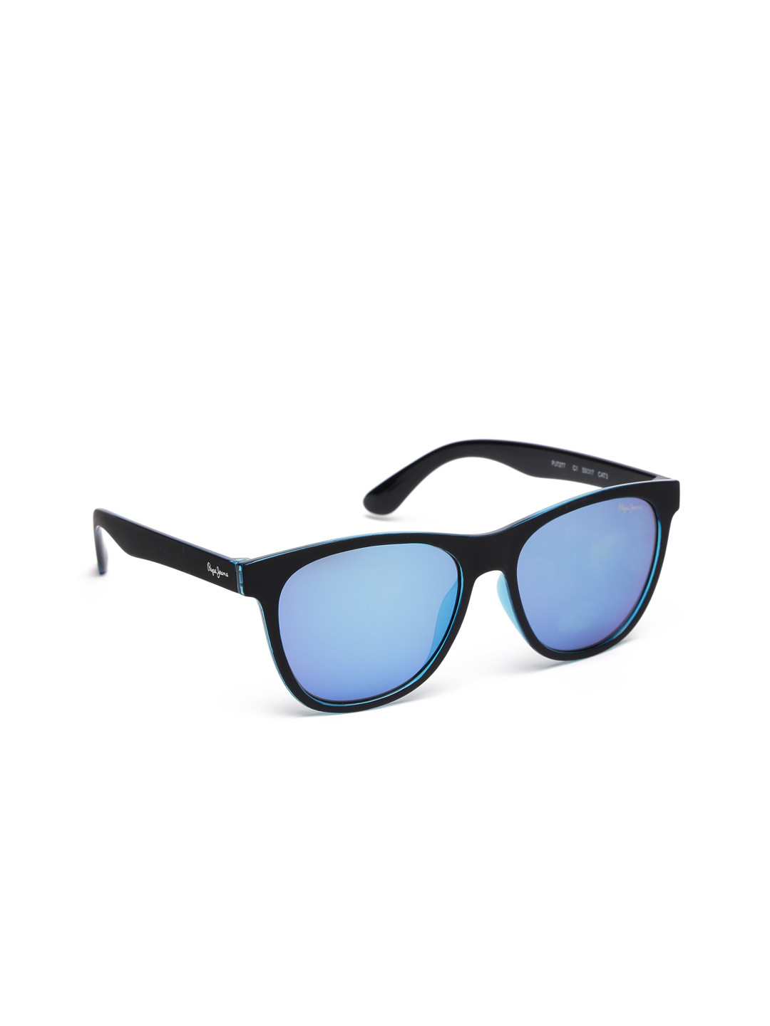 PEPE JEANS Marius Herren Hemd Sea Blue - Slim Fit, Gestreift, Gr. M