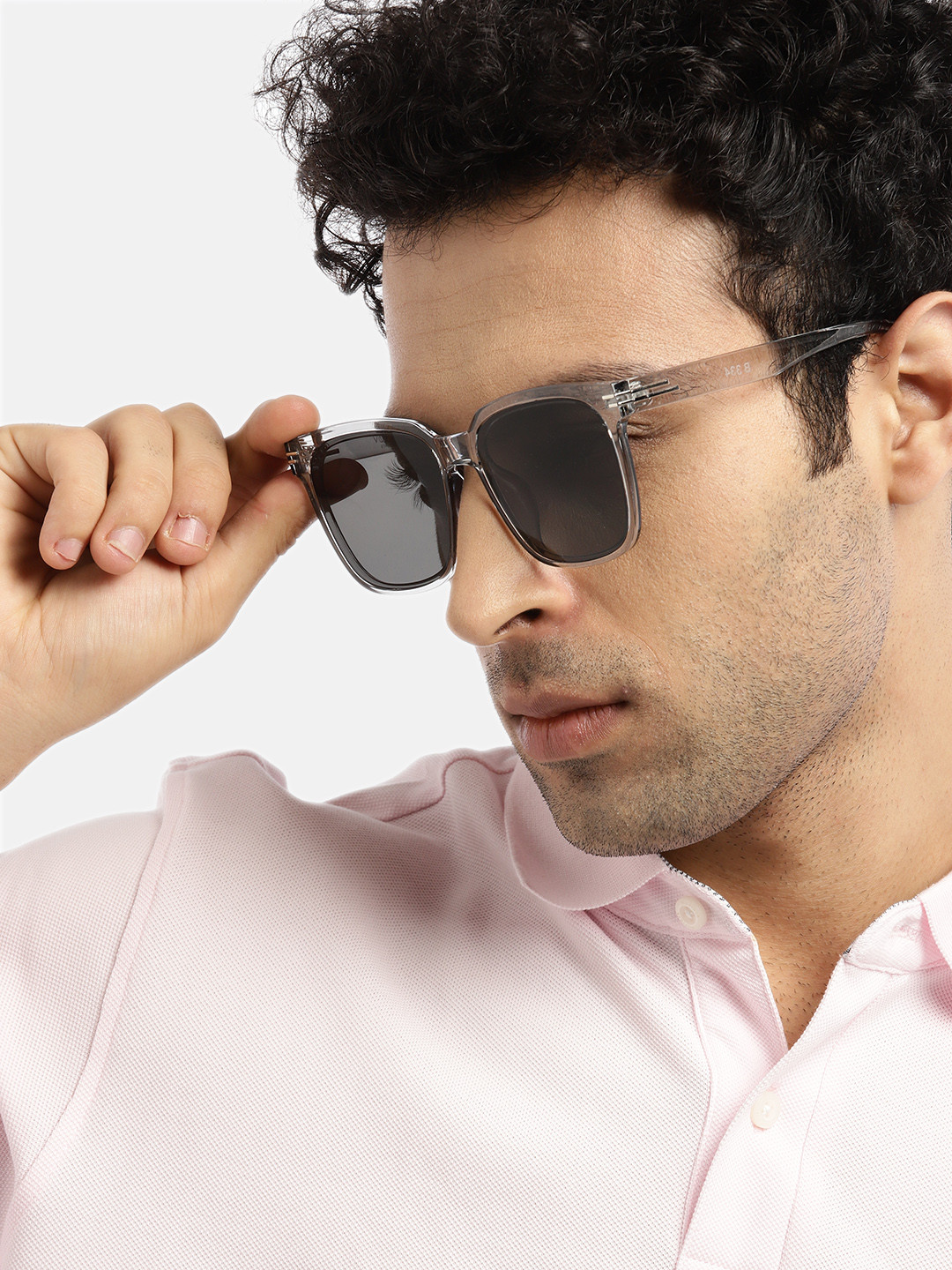 Buy Voyage Unisex Black Lens & White Wayfarer Sunglasses With UV