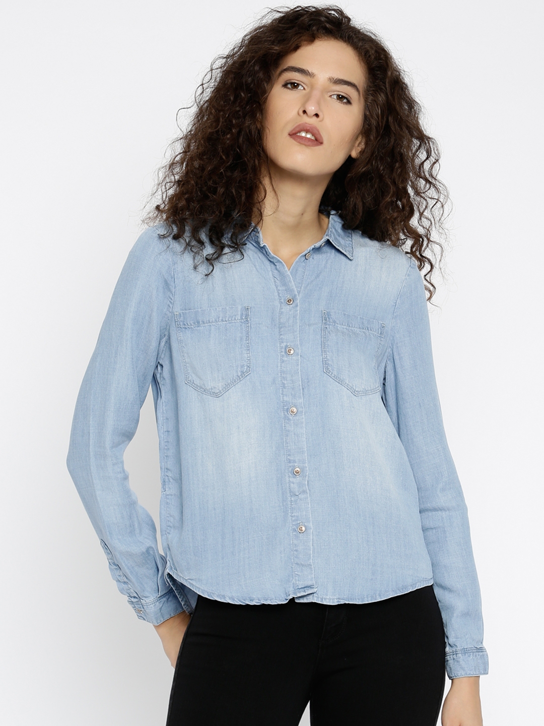 denim shirts myntra