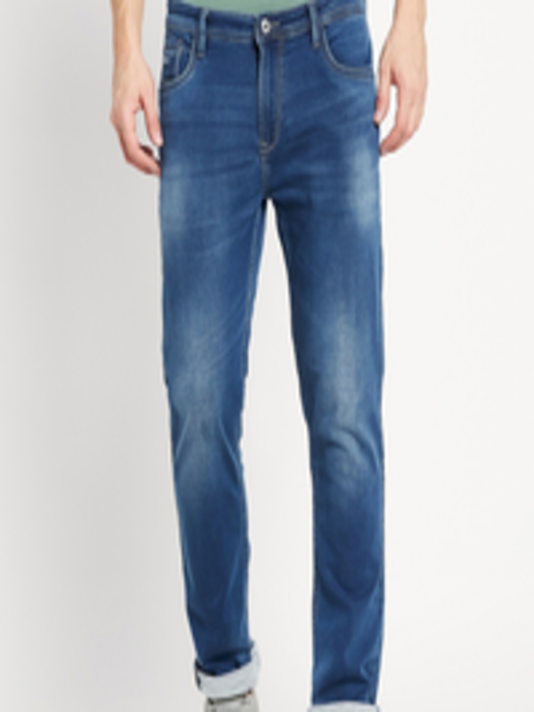 Buy Octave Men Blue Light Fade Stretchable Jeans - Jeans for Men ...