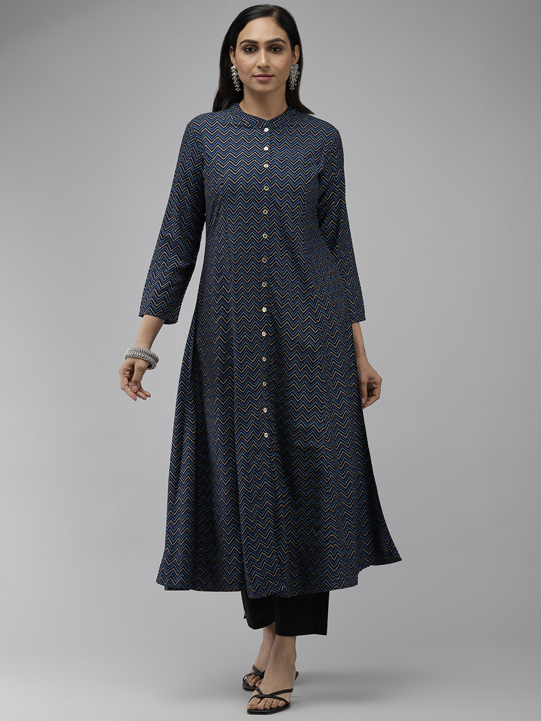 Buy YASH GALLERY Plus Size Women Navy Blue & Red Floral Print A Line Kurta - Kurtas for Women Buy YASH GALLERY Plus Size Women Navy Blue & Red Floral Print A Line Kurta - Kurtas for Women
