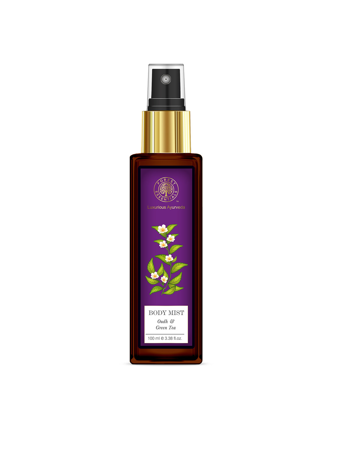 Buy Forest Essentials Sustainable Unisex Oudh Green Tea Body Mist