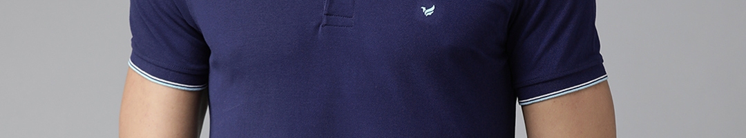 Buy Blackberrys Men Navy Blue Polo Collar T Shirt - Tshirts for Men ...
