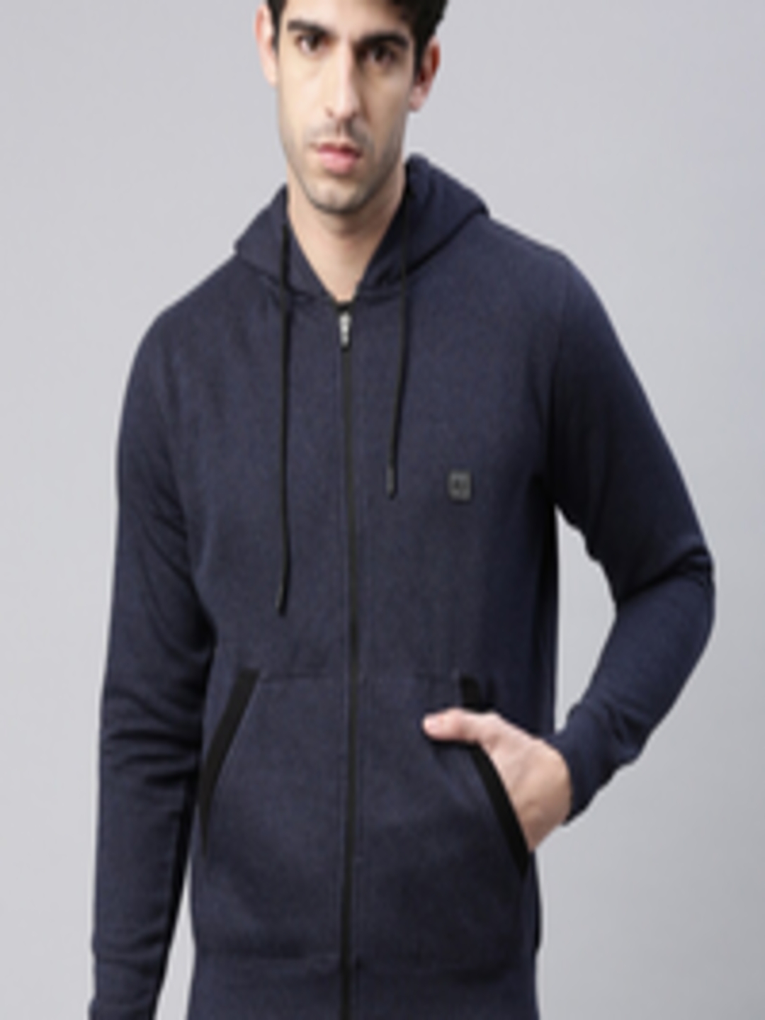 Buy Proline Active Men Blue Solid Hooded Sweatshirt - Sweatshirts for ...