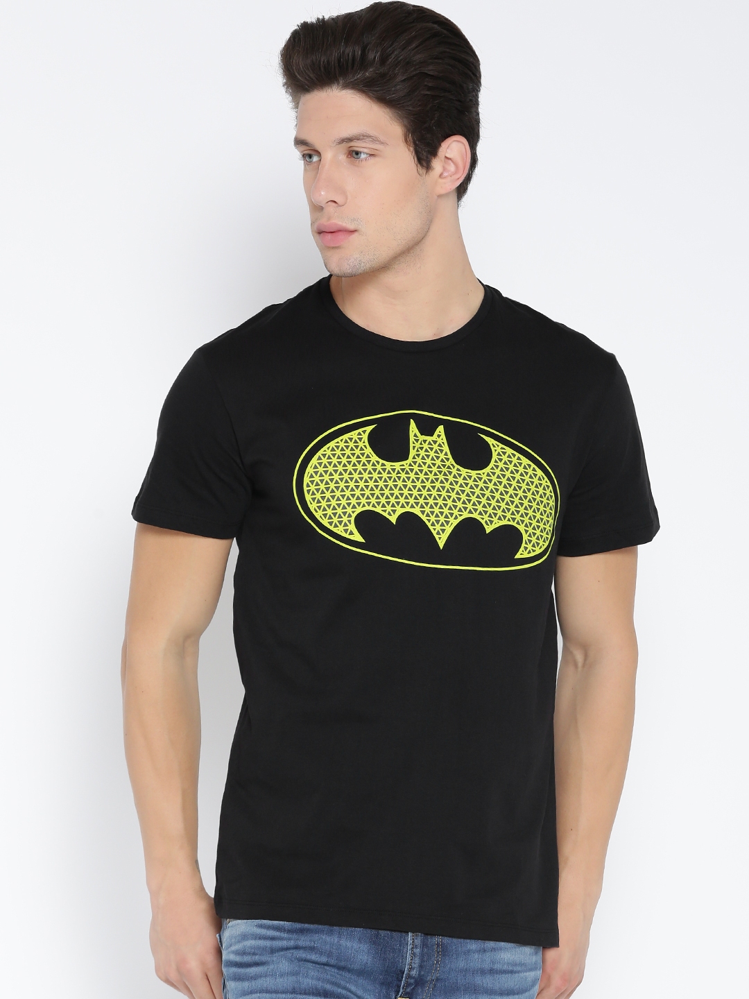 Buy DC Comics Batman Featured Black Tshirt For Men - Tshirts for Men ...