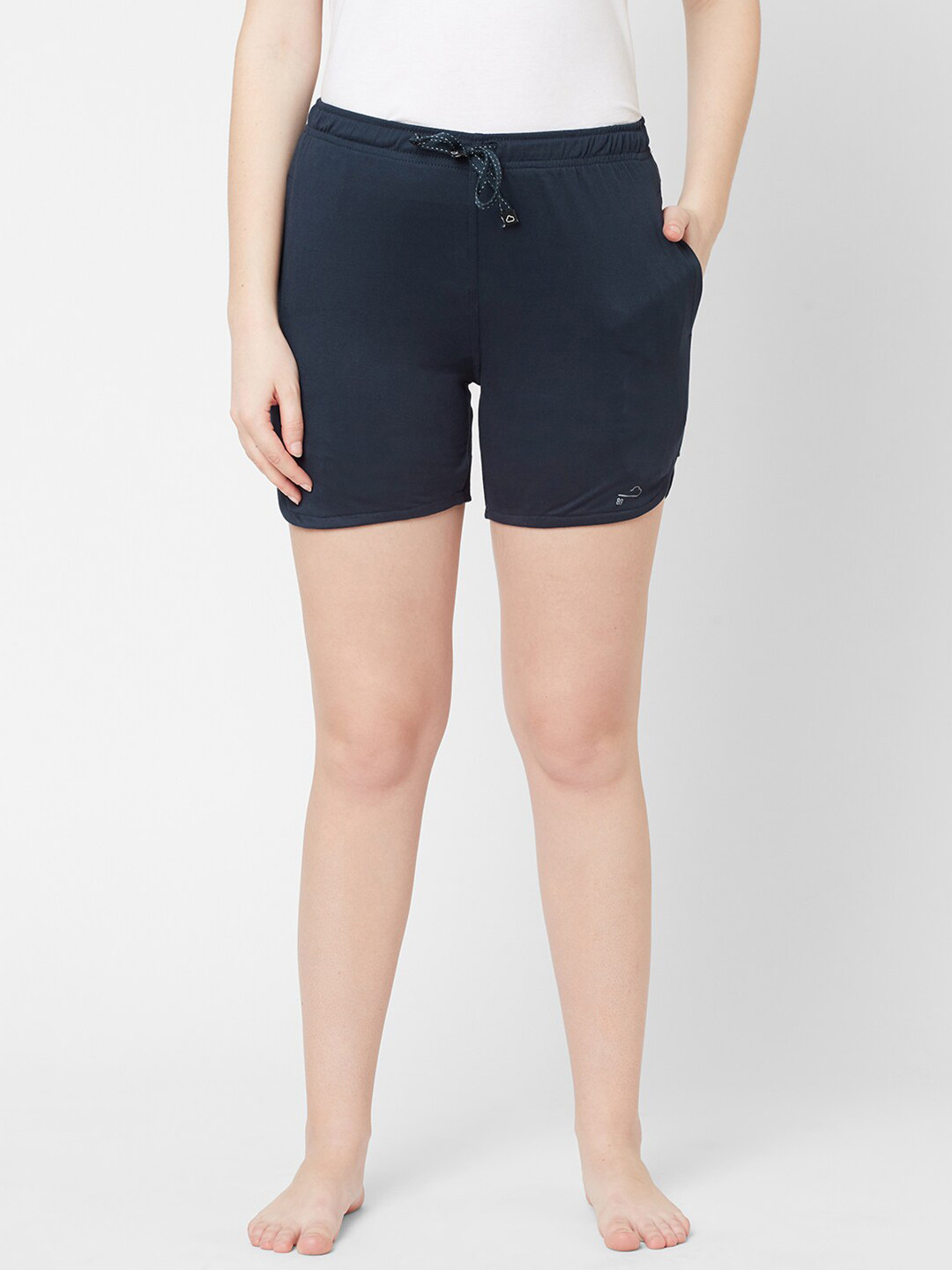 Buy Sweet Dreams Women Navy Blue Lounge Shorts - Lounge Shorts for ...