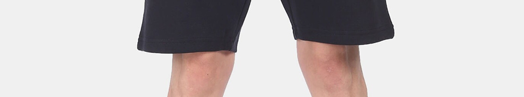 Buy Arrow Men Navy Blue Solid Sports Shorts - Shorts for Men 17863894 ...