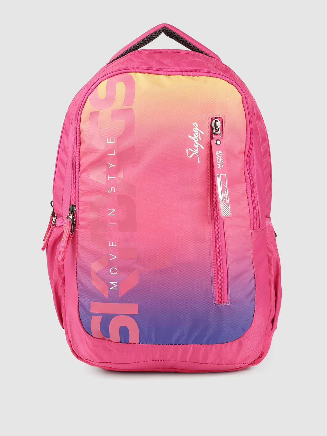 Buy Skybags Unisex Fuchsia Typography Backpack Backpacks for Unisex