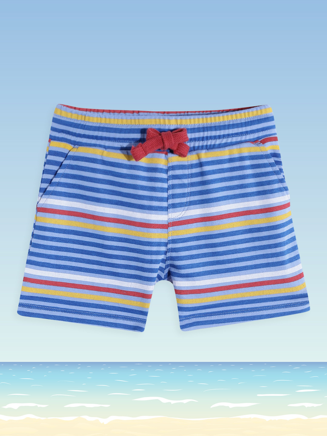Buy H By Hamleys Boys Blue Striped Shorts - Shorts for Boys 17869782 ...