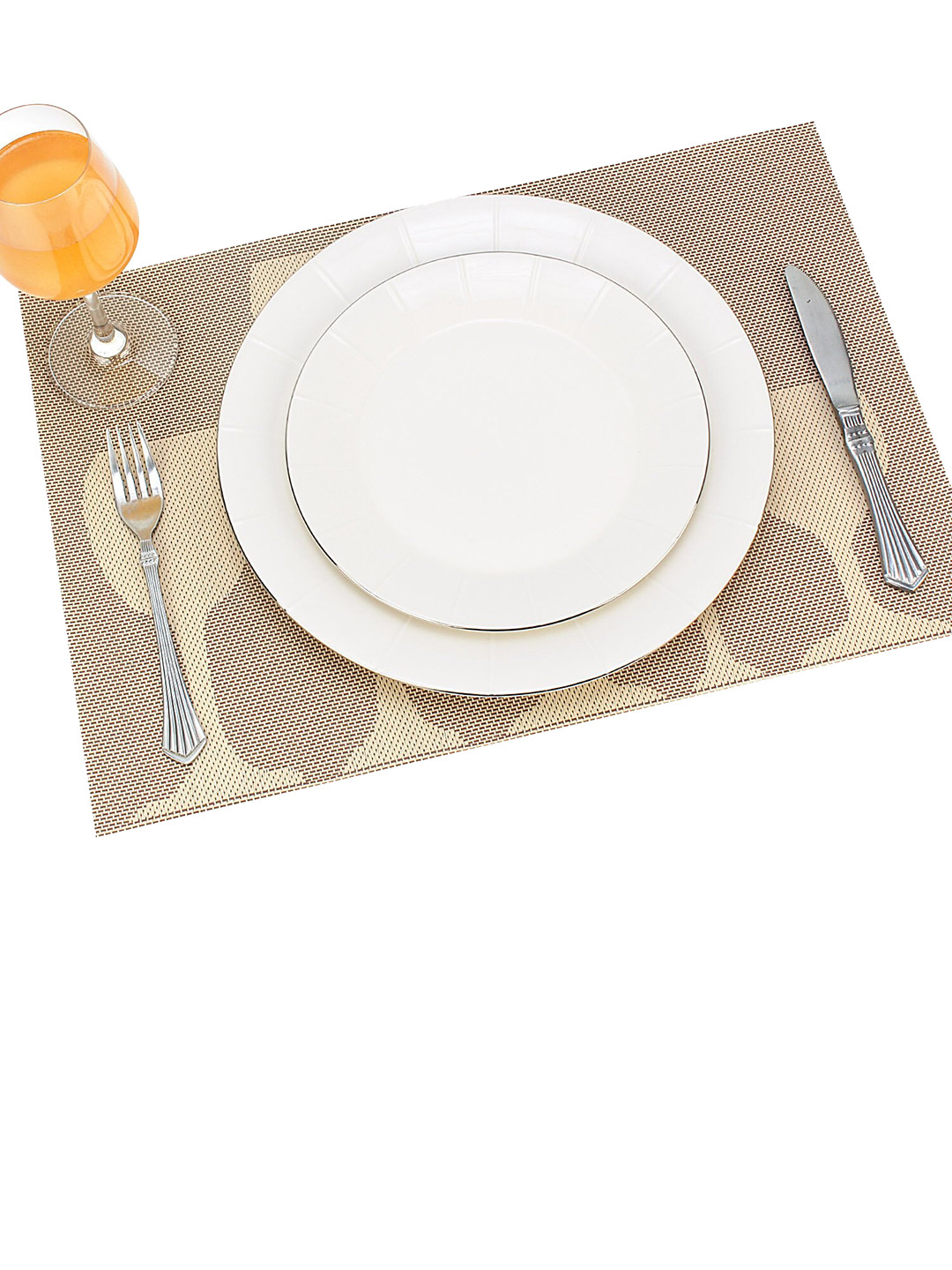 Buy SKYLOFTS Beige Pack Of 6 Dining Table Mats Table Placemats for Unisex Kids 17871198 Myntra