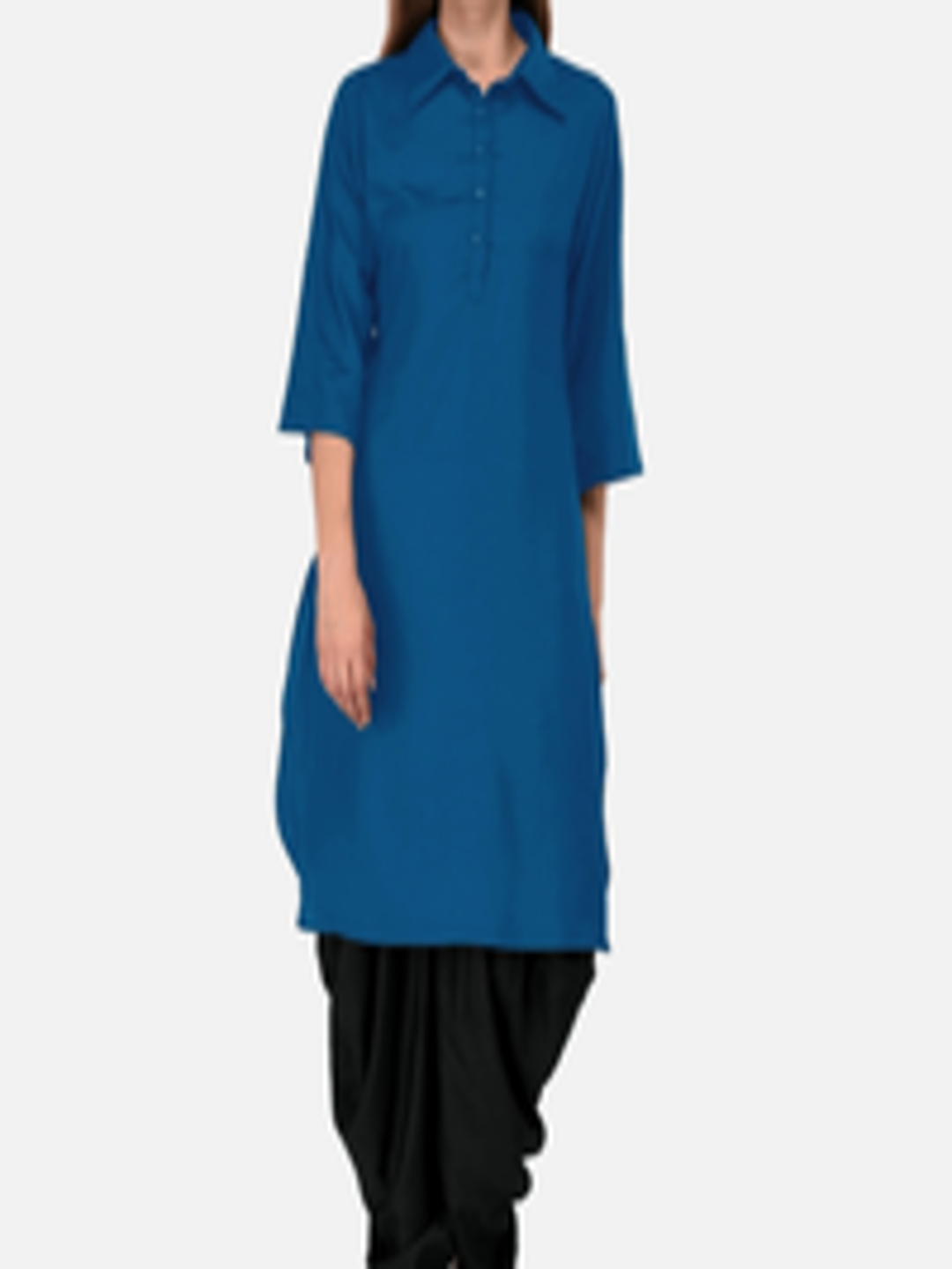 Buy KALINI Women Blue Pathani Kurta - Kurtas for Women 17874170 | Myntra