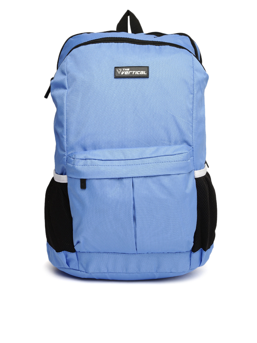 Buy THe VerTicaL Unisex Blue Solid Backpack Backpacks for Unisex