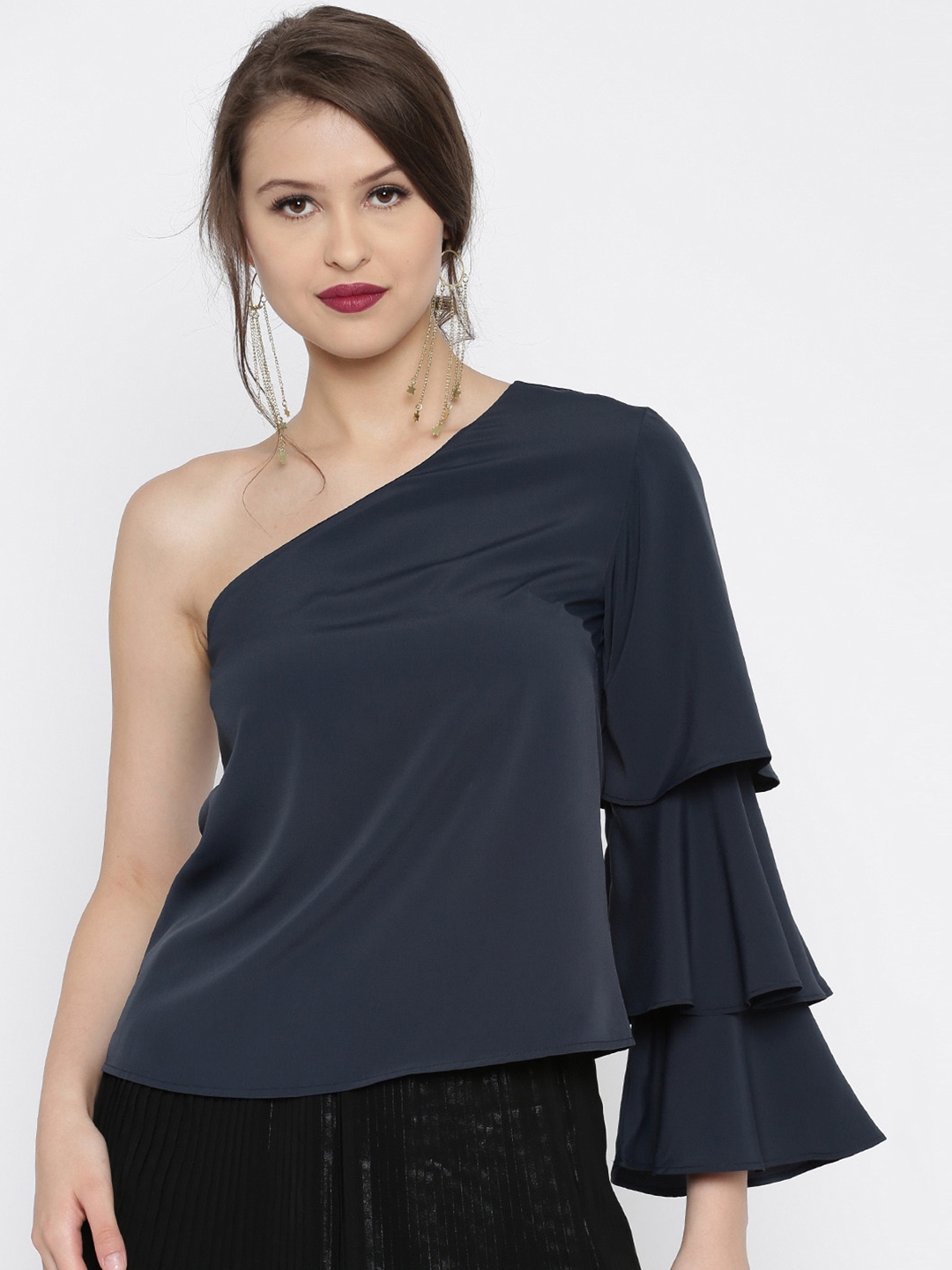 womens one shoulder top