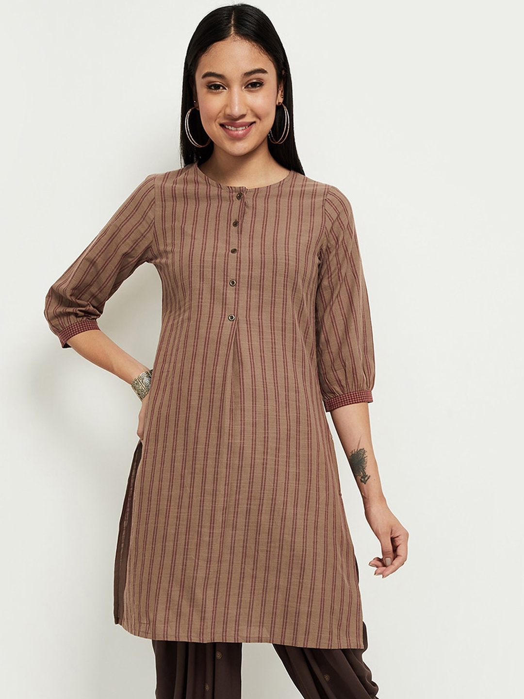 kurta with puff sleeves