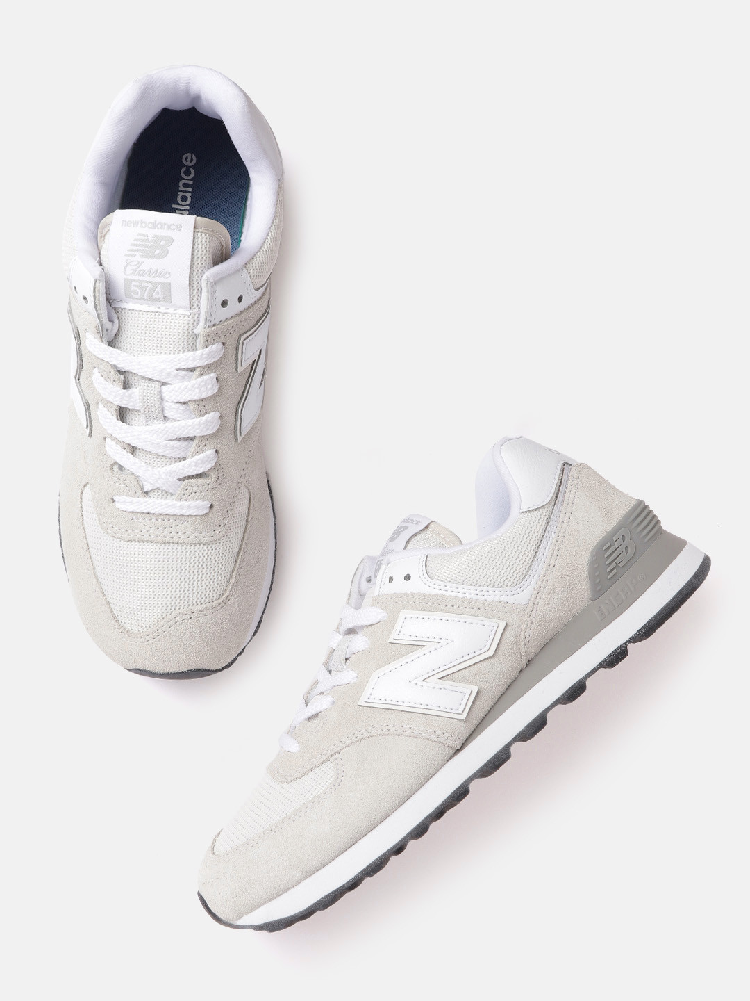 mens all white new balance