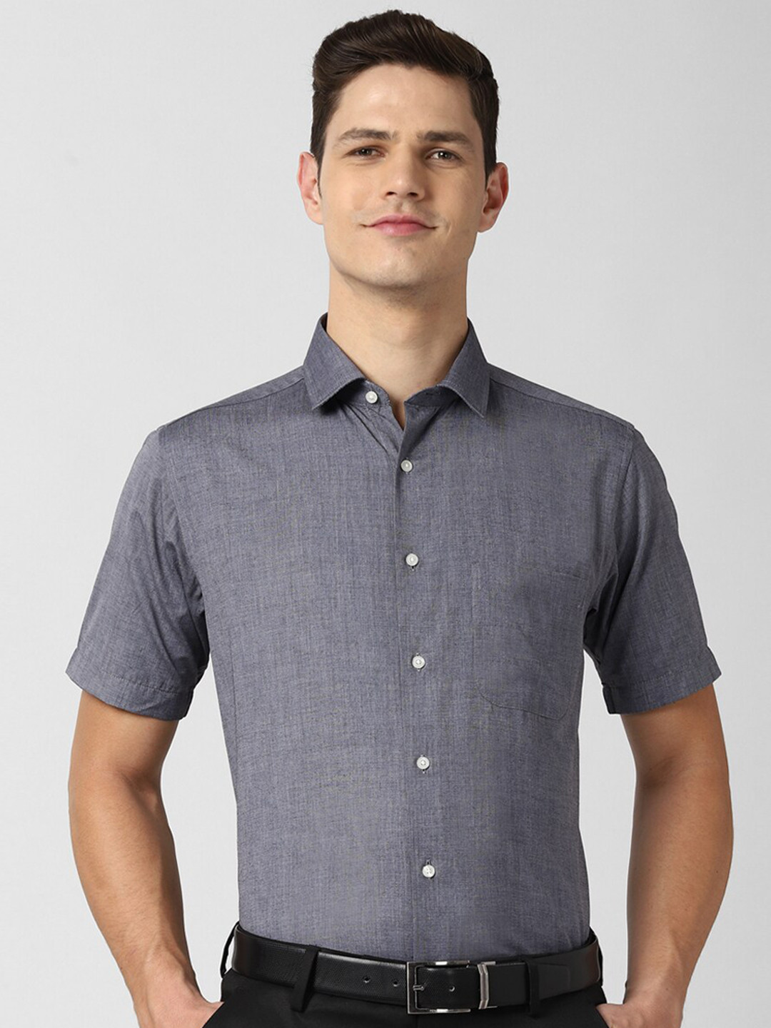 Buy Peter England Men Grey Formal Shirt Shirts for Men 17911514 Myntra