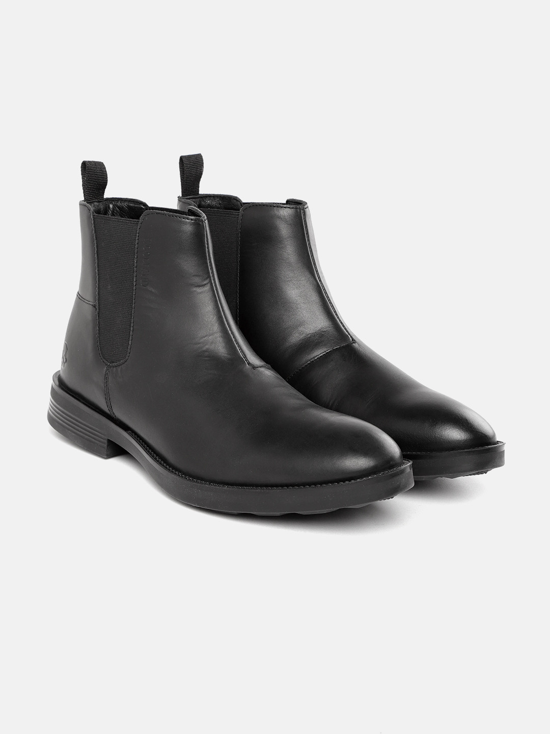 Buy Woodland Men Mid Top Leather Chelsea Boots Boots for Men 17911972 Myntra