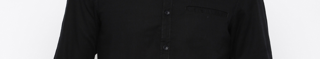 Buy John Miller Hangout Men Black Slim Fit Casual Shirt - Shirts for ...