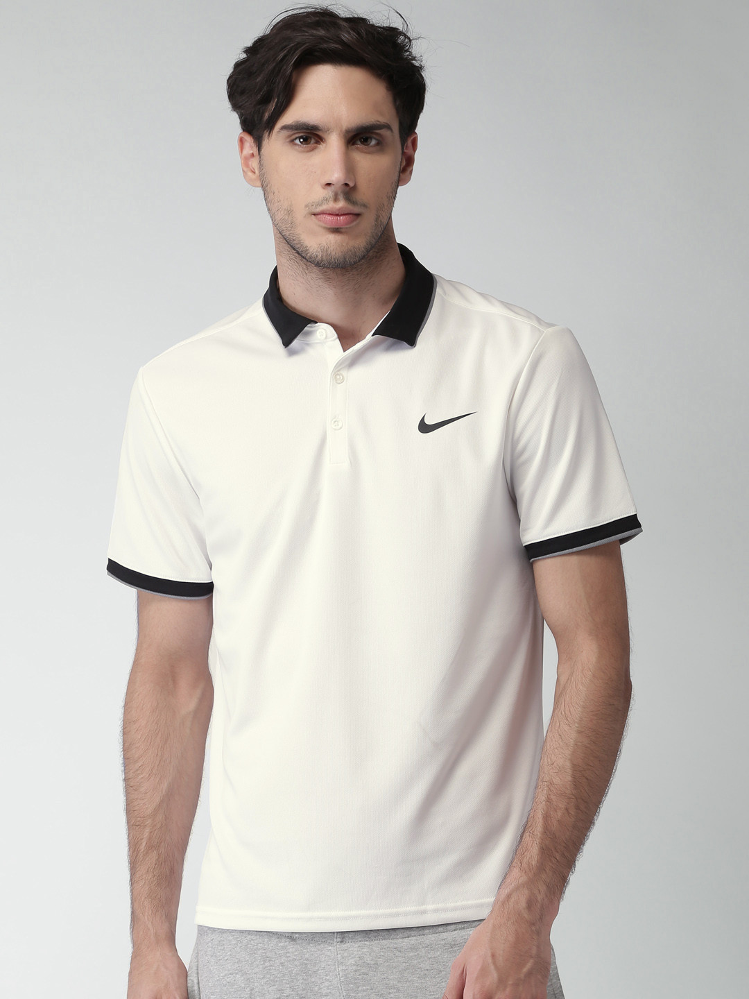 Buy Nike Men White AS NKCT Dry Polo T Shirt Tshirts for Men 1791894