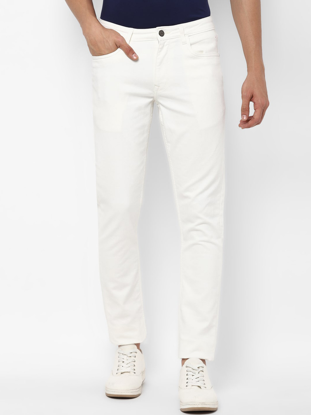 Buy SIMON CARTER LONDON Men White Slim Fit Jeans Jeans for Men